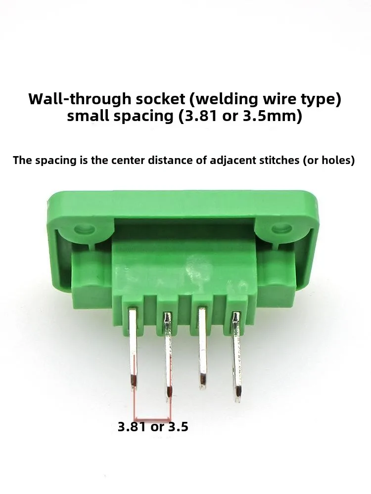 2/5/10pcs JM15EDGAM3.81mm/3.5mm Fix the panel through the wall socket 2EDGWB Lock wire with ear wholesale