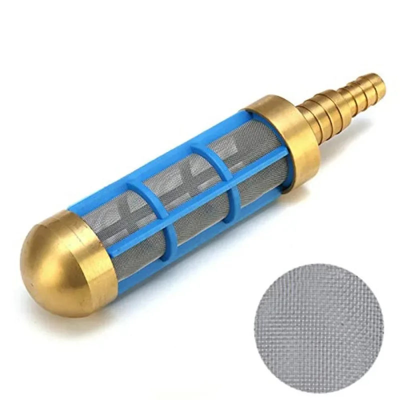 Hose Pipe Filter for High-pressure Washers Car Wash Irrigation Pump Filters Sprayer Brass 3/4 Inch and 5/8 Inch (about 1.9 Cm)
