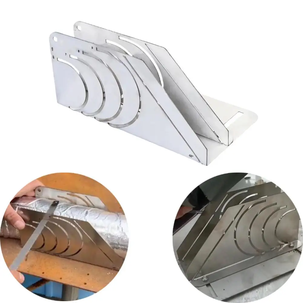 

45° Rubber Insulation Pipe Cutter Foam Pipe Cutter Tool Adjustable Size Cutting Fixture Pipe Cutting Guide Precision 45° Rubber