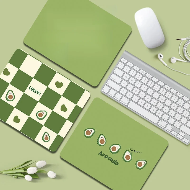 Avocado Mouse Pad Mini Desk Mat Cute Kawaii Rubber Pad for Office Gaming 7 Patterns