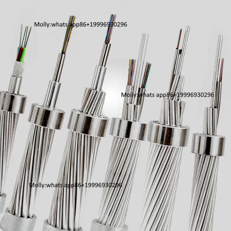 Durable OPGW-50 Fiber Cable with Aluminum Clad Steel Core