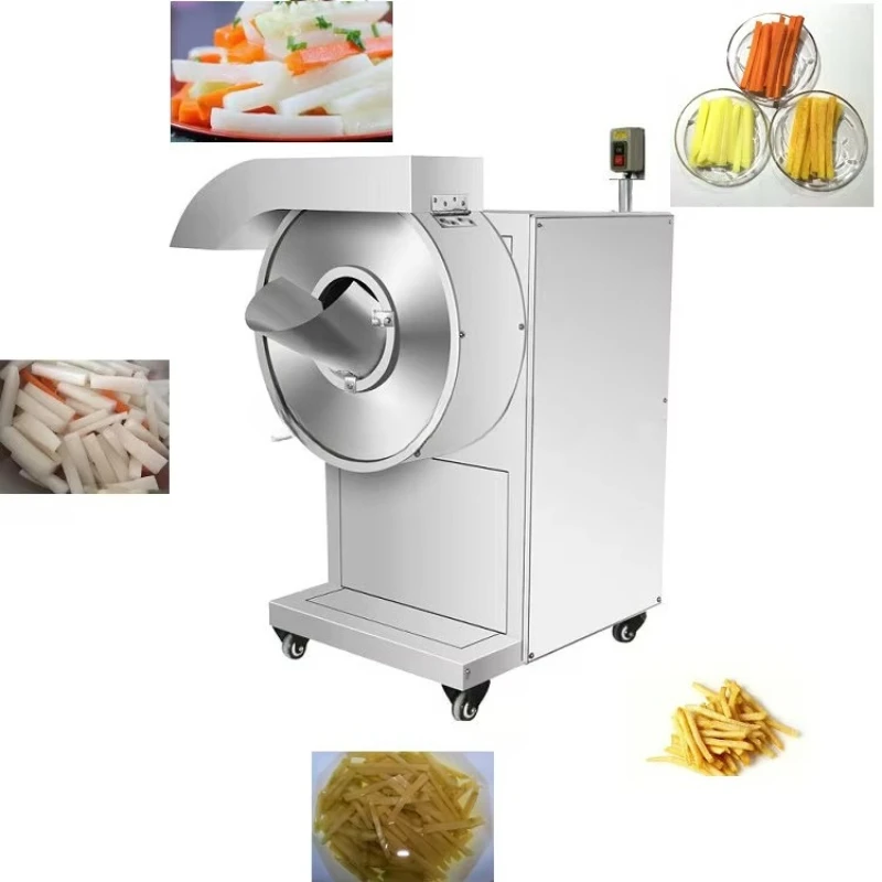 

Manual Industrial Electric Cassava Crispy Carrot Fries Cutting Sweet Potato Chips French Fries Vegetable Cutter