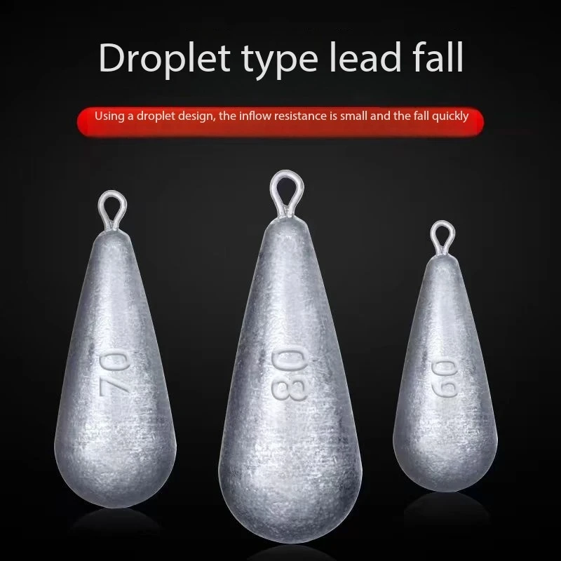 

Multiple Models Of Long Throw Willow Leaf Droplet Type Lead Sinker String Hook Sea Throwing Rod Fishing Gear Accessories