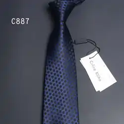 High Quality 100% Silk Men's Tie With Black and Red Stripes 8cm Narrow Version Business Banquet Shirt Accessories Silk Necktie