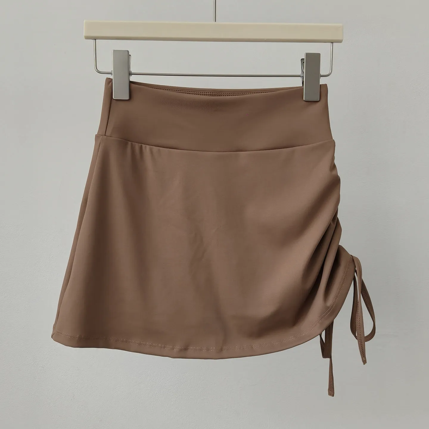 Sports Short Skirt Anti-exposure High Waist Hip Lifting Running Breathable Quick-drying Fake Two-piece Yoga Fitness Pants Summer