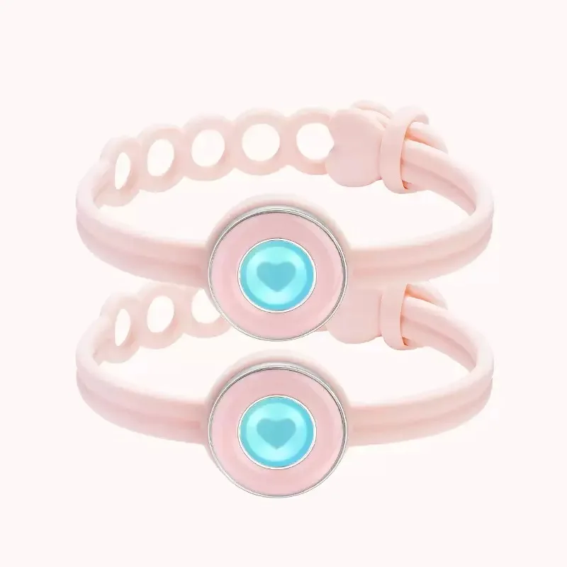 Totwoo Long Distance Touch Bracelets for Couples-Candy Series, Vibration & Light up for Love Couples Bracelets Relationship Gift