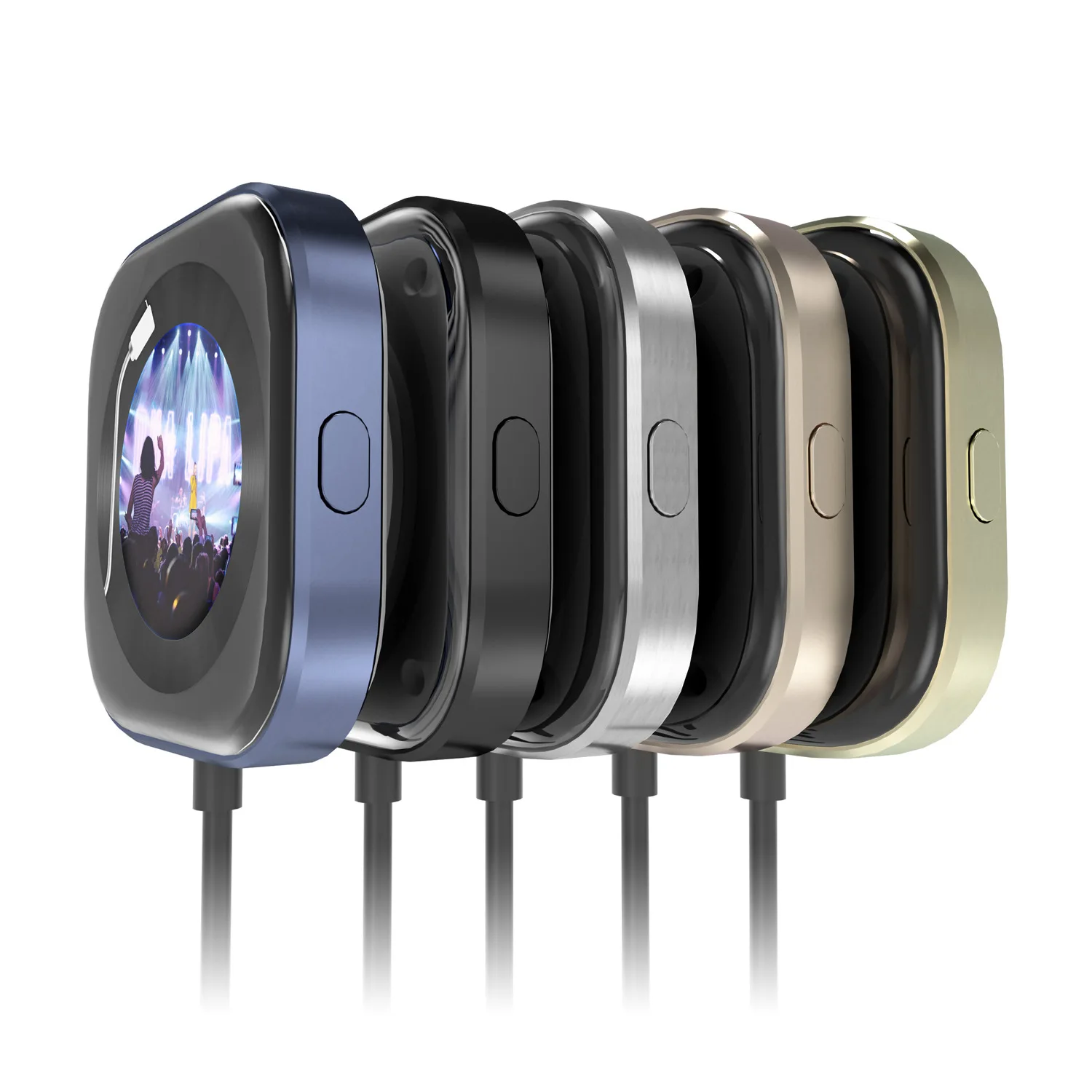 B37B-2 Kabelloser CarPlay-Android-Auto-Adapter mit DIY-Display und Aroma-Entlüftungsclip – multifunktionale Smart-Box für 99 % Autos, Fotorahmen