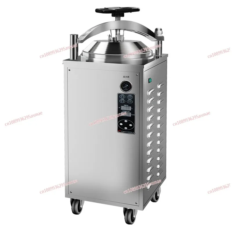 

Автоматический вертикальный стерилизатор с обратным давлением пищевых продуктов, паровой стерилизатор высокого давления, лабораторный высокотемпературный стерилизатор