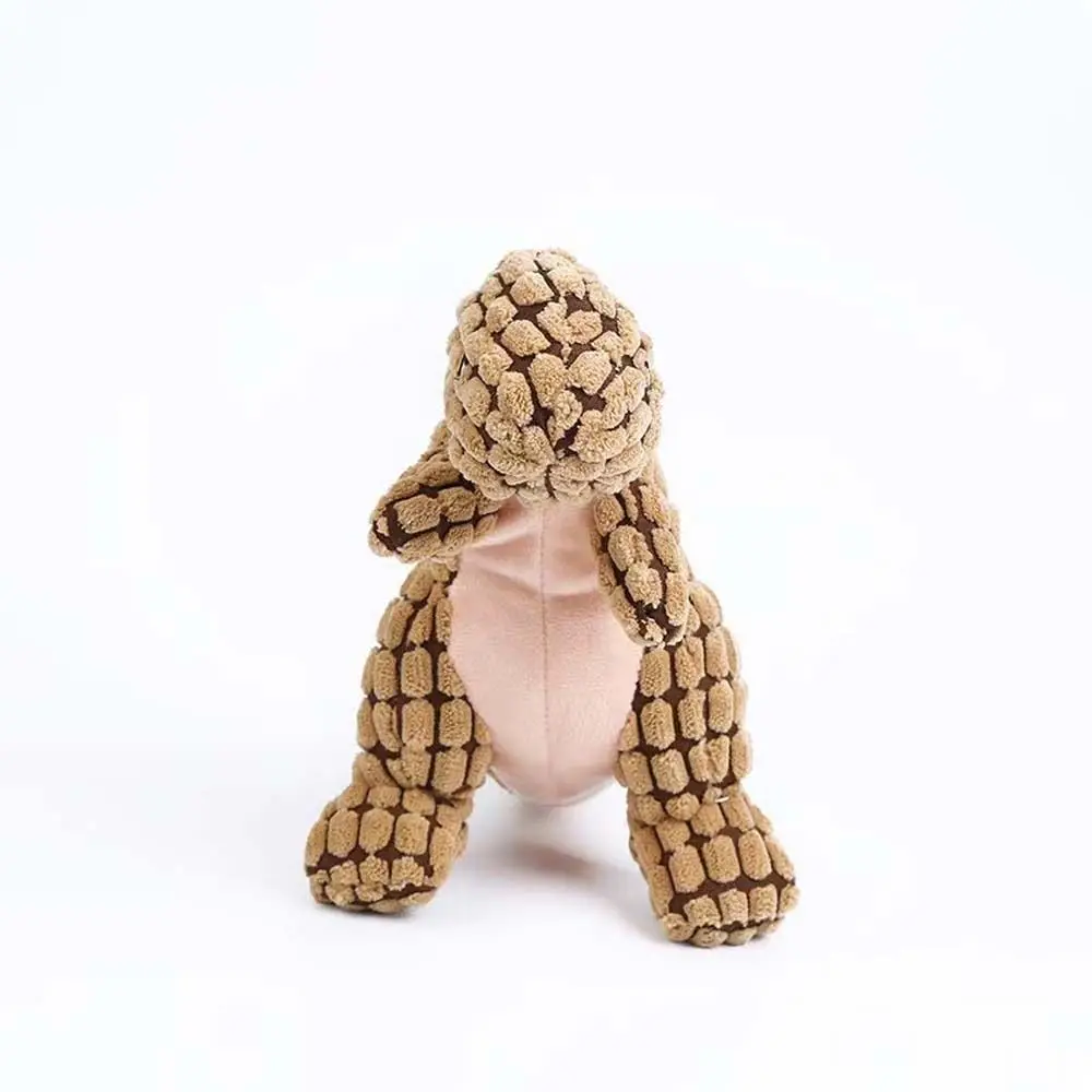 Giocattolo Decorazione della casa Giocattoli di peluche Forniture per animali domestici Giocattolo sonoro per animali domestici Giocattolo di peluche per animali da masticare Giocattolo di cigolio Dinosauro Peluche Bambola Giocattoli da masticare per cani
