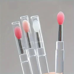 1/3/5PCS Portable Silicone Lip Brush With Cover Soft Multifunctional Lip Balm Applicator Lipstick Lipgloss Makeup Brushes