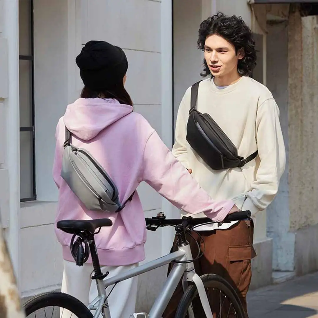 Рюкзак Xiaomi Mijia, слинг, сумка для отдыха, нагрудный пакет, маленький размер, тип плеча, унисекс, рюкзак, сумка через плечо, 2,25 л, полиэстер