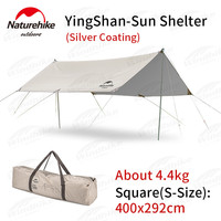 Naturehike Camping Tent 4-6 Persons UV Risistant 150D Oxford Cloth Sun Shelter Waterproof PU3000+ Shadow Shade More Than 10²m