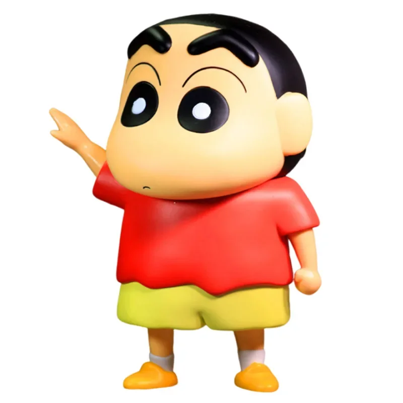 Crayon shin-chan figura de ação brinquedos anime shin chan figuras kawaii boneca coleção modelo ornamentos gk estátua presente para crianças