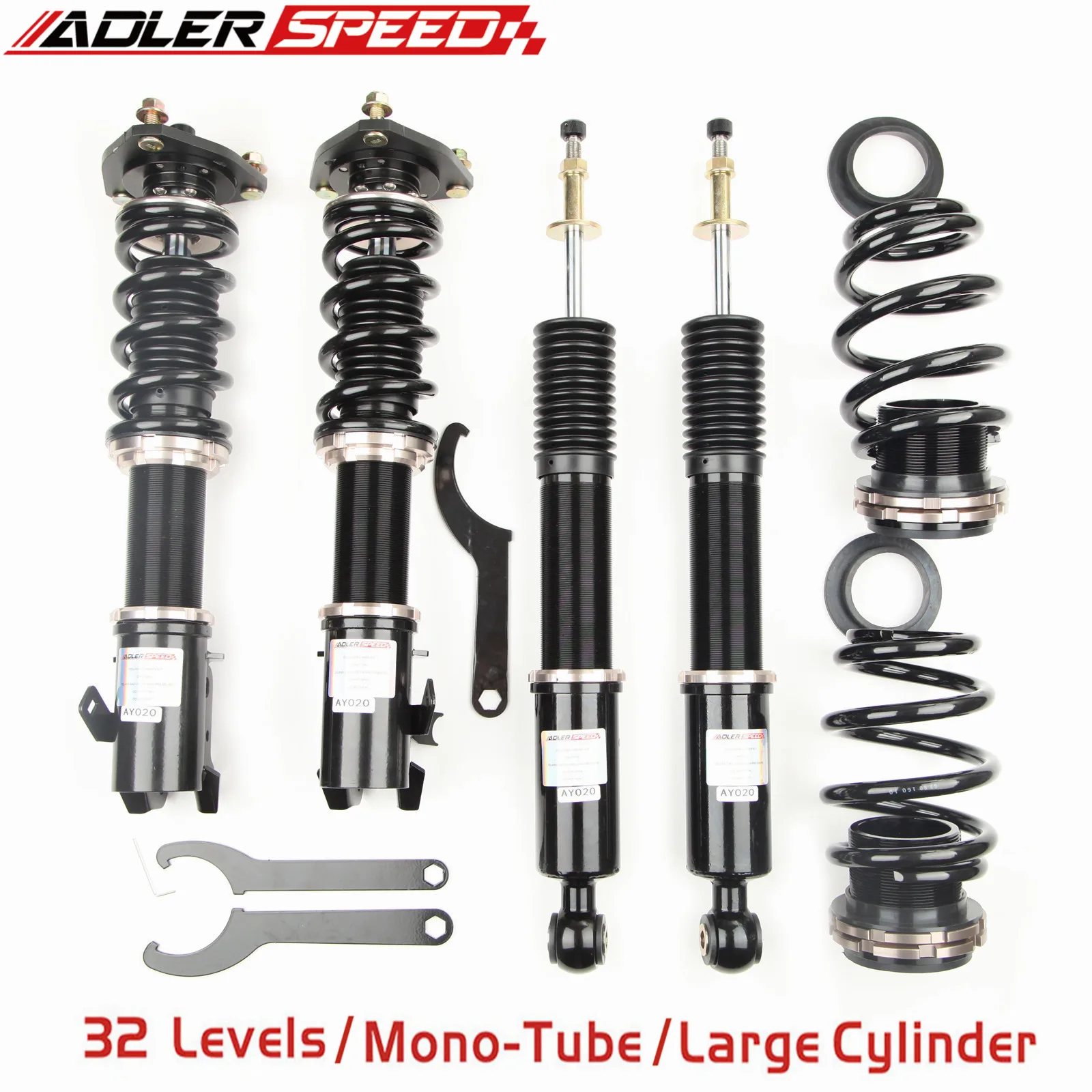 

32 Step Mono Tube Coilovers Lowering Suspension For Honda Civic 06-11 FD/FA/FG