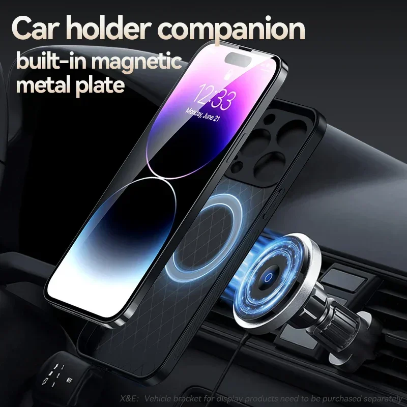 Leather Case For iPhone 11 12 13 14 15 Pro Max Plus Shockproof Magnet Shell Case Full Covers Funda For Apple iPhone XR Xs Max X