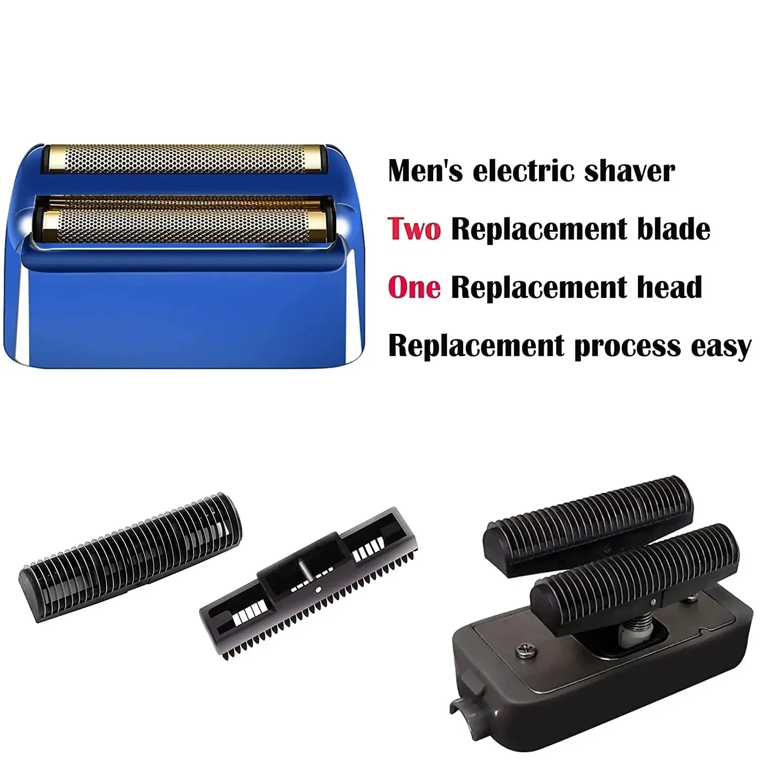 Professional Replacement Head Foil & Cutters For BaByliss PRO Barberology FXFS2 Electric Shavers