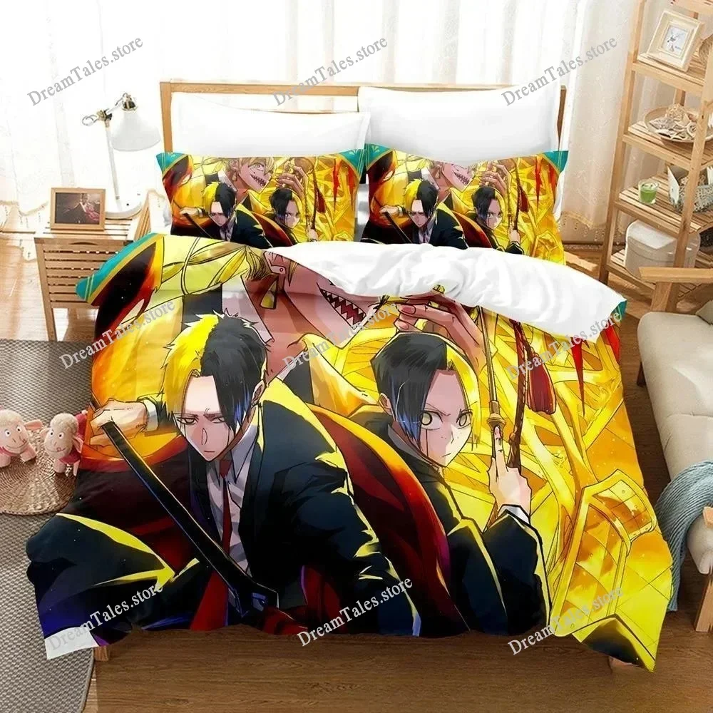 

New 3D Anime Mashle Magic and Muscles Bedding Set Single Twin Full Queen King Size Bed Set Adult Kid Bedroom Duvet Cover Sets