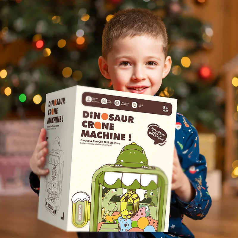 Dinosaur Claw Machine Large Doll Machines Toy Electronic Arcade Claw Game Dinosaur Gacha Machine Toys