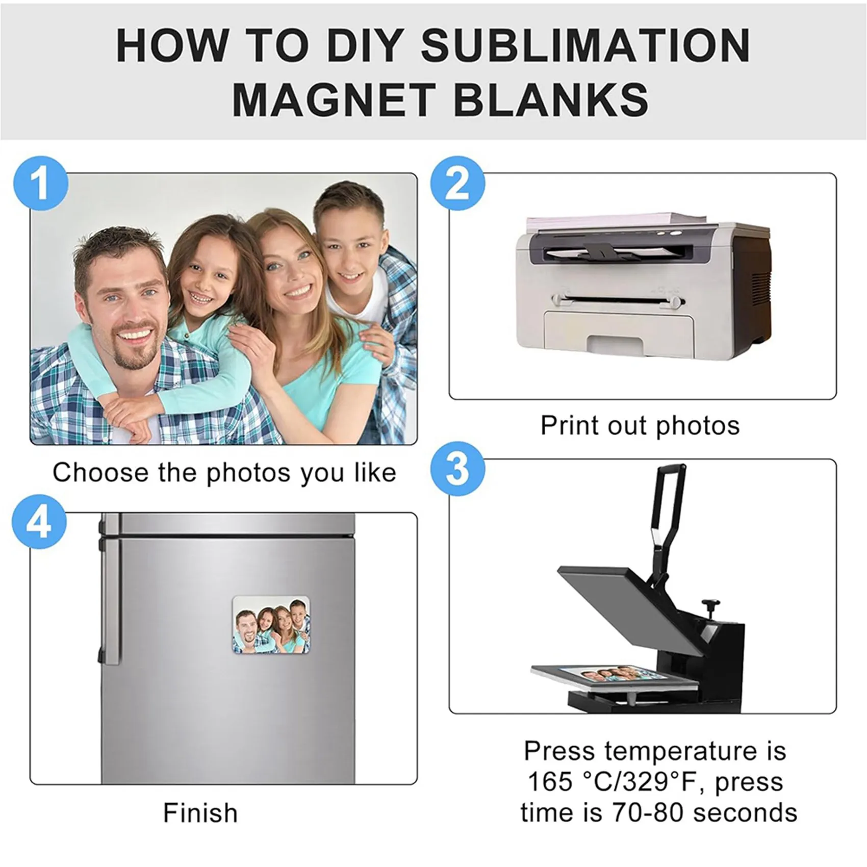 Multifunction 120 Pcs Sublimation Magnets Blank 3.5 X 2.3 Inch Personalized Fridge Refrigerator Magnets Blanksc For Kitchen Deco
