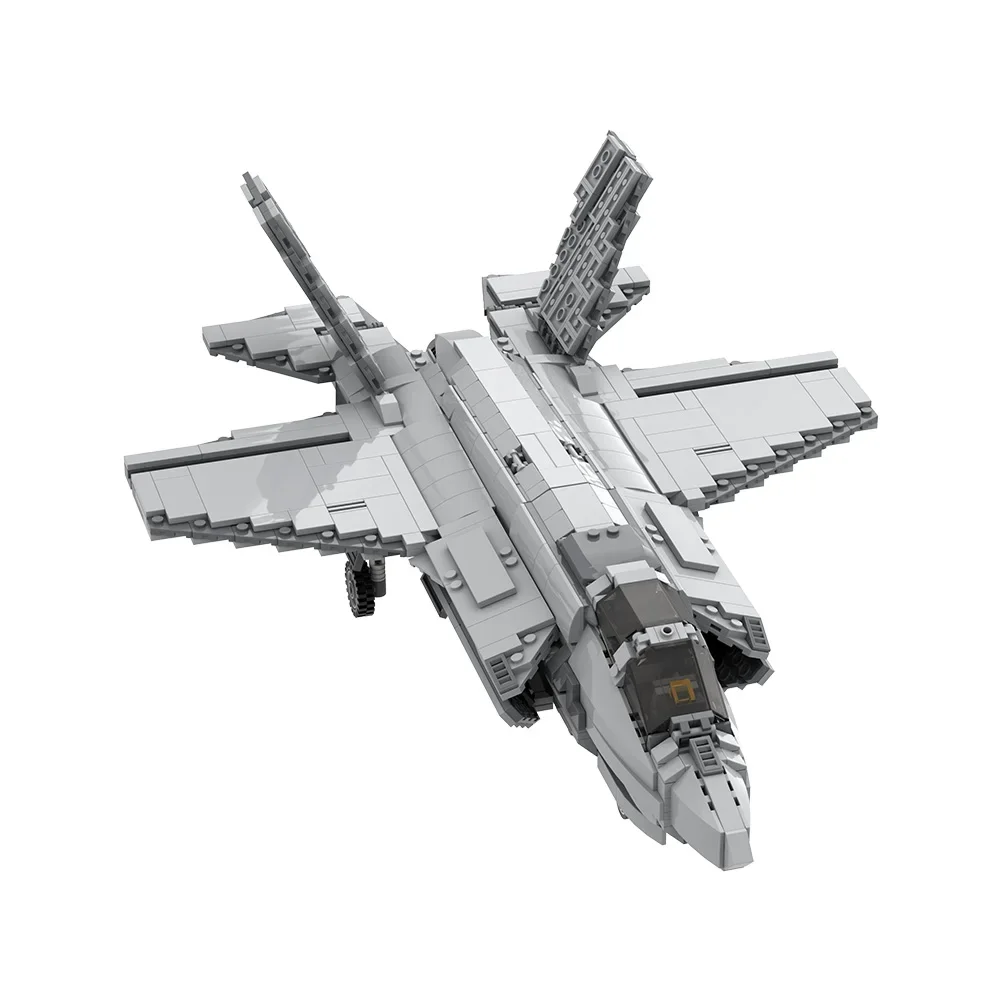 

MOC F-35 B Fighter Building Blocks US Military F-35 B Fighter Darth Designer_Copy Bricks Model Assembly Toys Kids Birthday Gifts