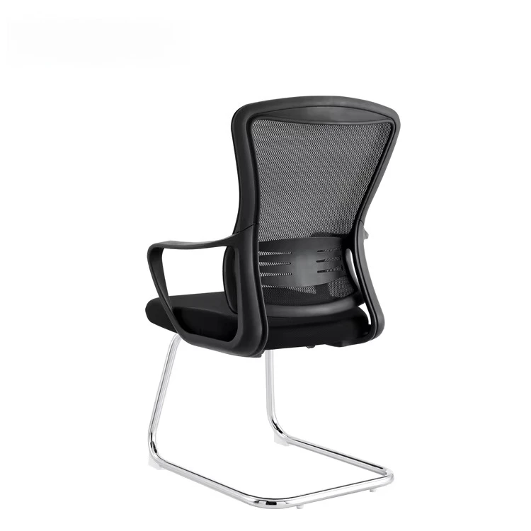 Modern Office Task Chair Ergonomic Black Mesh Design Chrome Frame Executive Office Chair Massage for Meeting Room