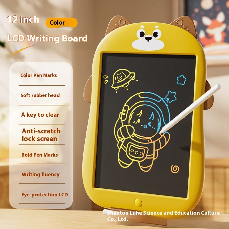 Vroegschoolse educatie voor kinderen, 30 cm LCD-tekentafel, baby-graffiti-handschriftbord, oplaadpuzzel, verjaardagscadeau