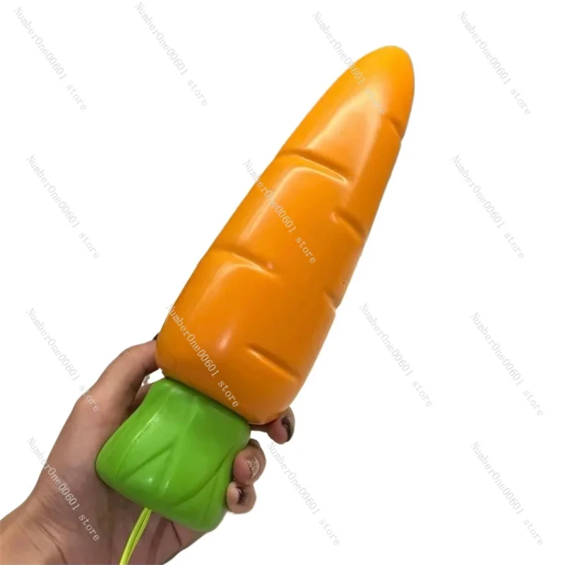 Carrot umbrella creative children's small and portable, weather and rain parasol