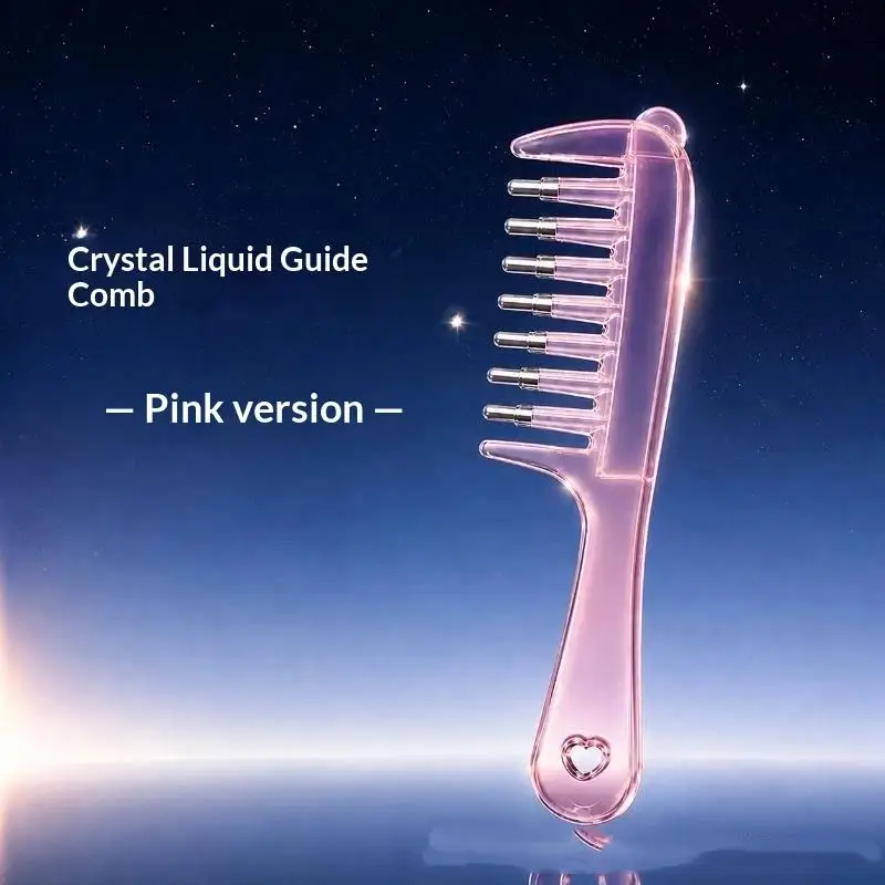 【Y】Multi-Function Mini Portable Head Applicator Comb Anti-Frizz Hair Care Hair Firming Applicator Scalp Nourish Anti-Static