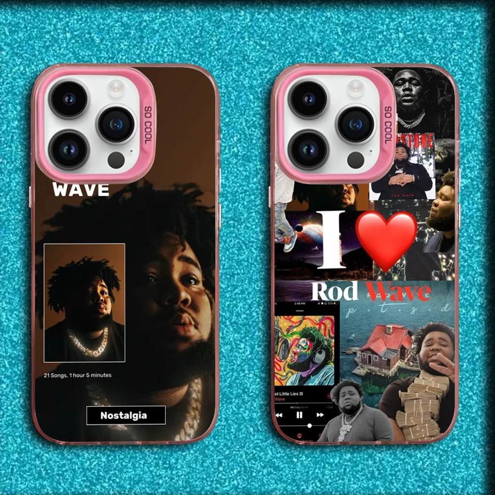 

Rapper Rod W-Wave Phone Case For iPhone 16,15,14,13,12,11,Mini,Pro,MAX Pink Matte Silicone Cover