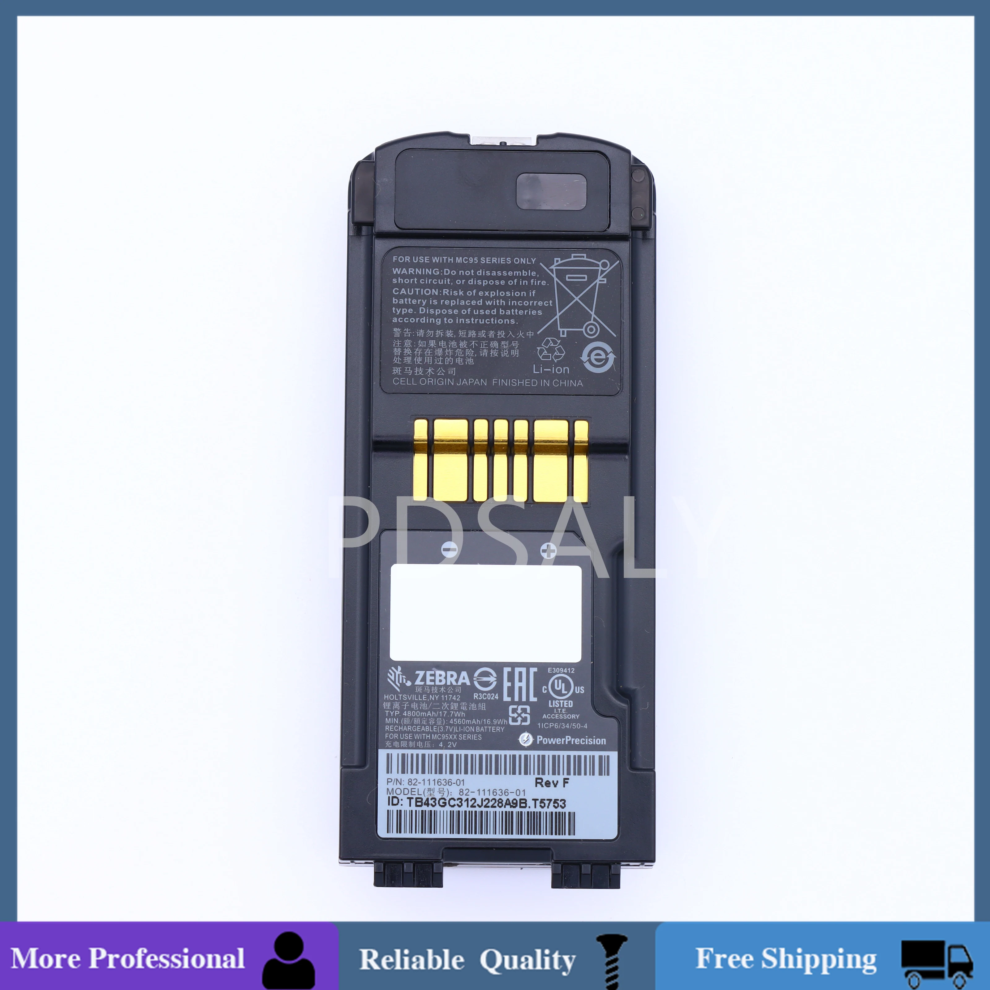 

Brand New Original Battery For Motorola Symbol MC9500 MC9596 MC9500 Series 4560mAh 82-111636-01