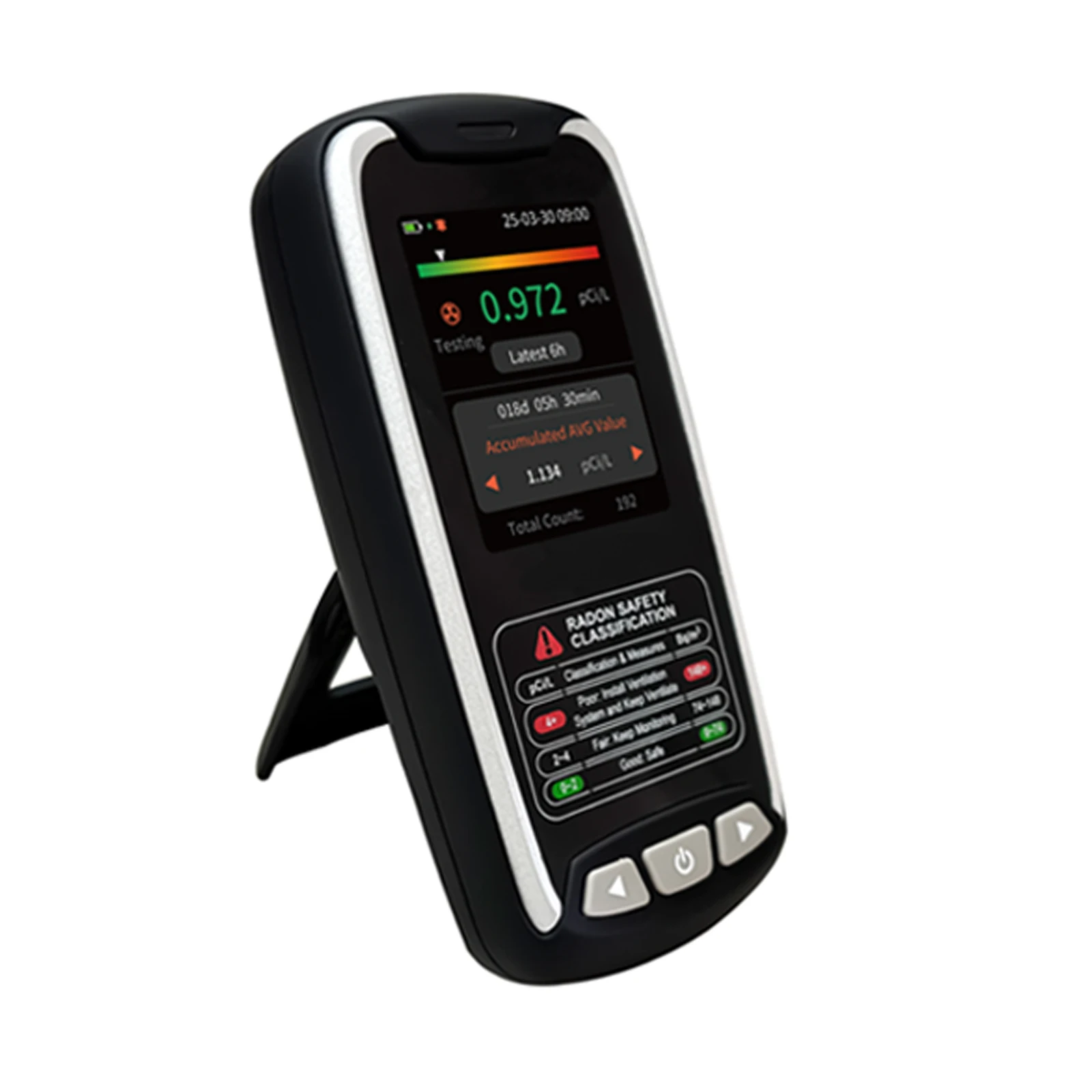 Radon  Detector  OEM Smart Air Quality Radon Semiconductor Monitor Sensors Pulsed  Alpha Spectrometry Detector