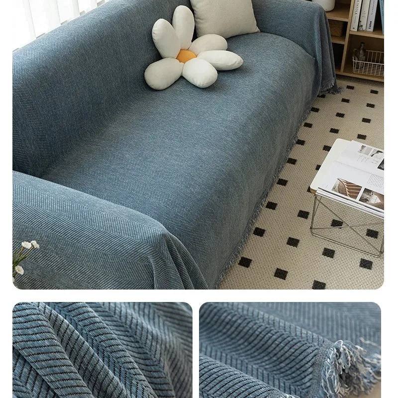 

Одеяло CouchCover, двусторонние чехлы для двухместных диванов из синели для собак, домашних животных, защита для дивана, жаккардовый чехол для дивана, секционный чехол