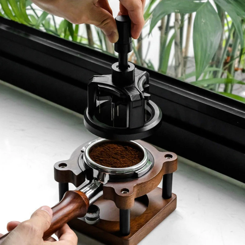 WDT Tool Espresso Distribution Tool Magnetic Base Adjustable Height Coffee Needle Distributor Clump Breaker