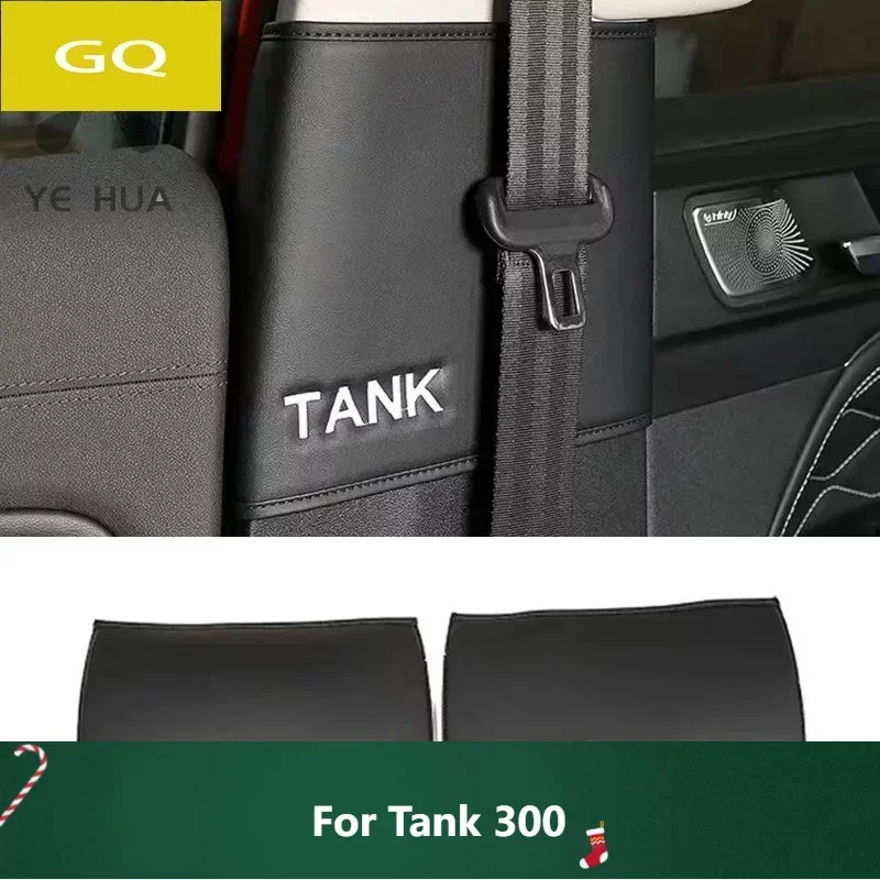 

New! For WEY GWM Tank 300 Center Pillar Safety Belt Anti-collision Sticker Interior Modification B Pillar Protective Pad Decorat