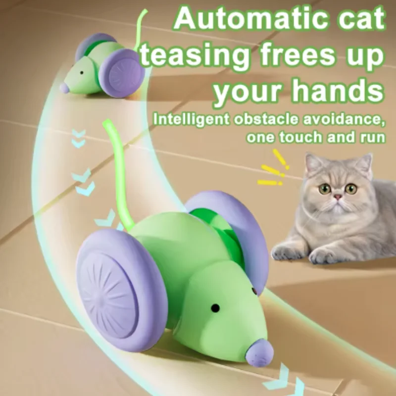 Power Tools Cat - Rechargeable Interactive Electric Mouse Car Toy
