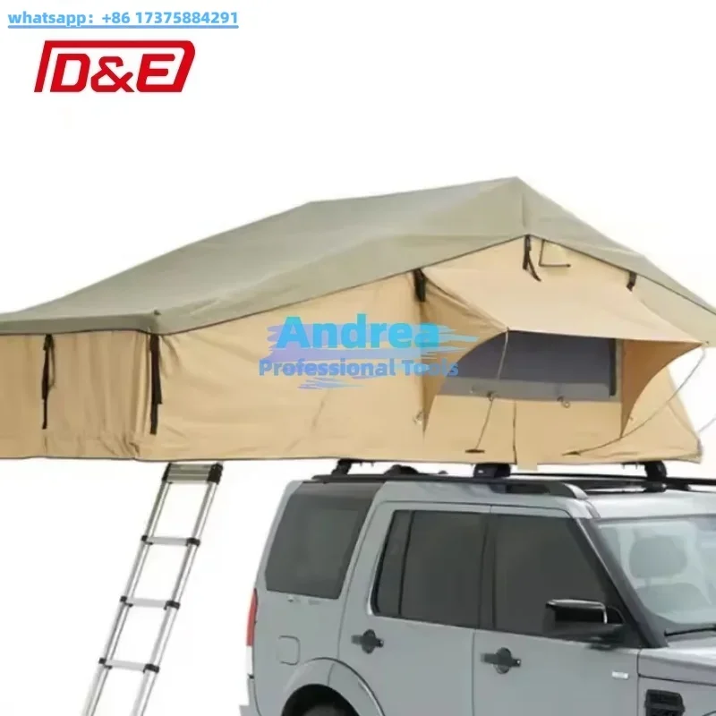 Factory Sale 4x4 New Style Car Auto Roof Tent Car Aluminum Roof Top Tents for Camping Canvas 4 Person