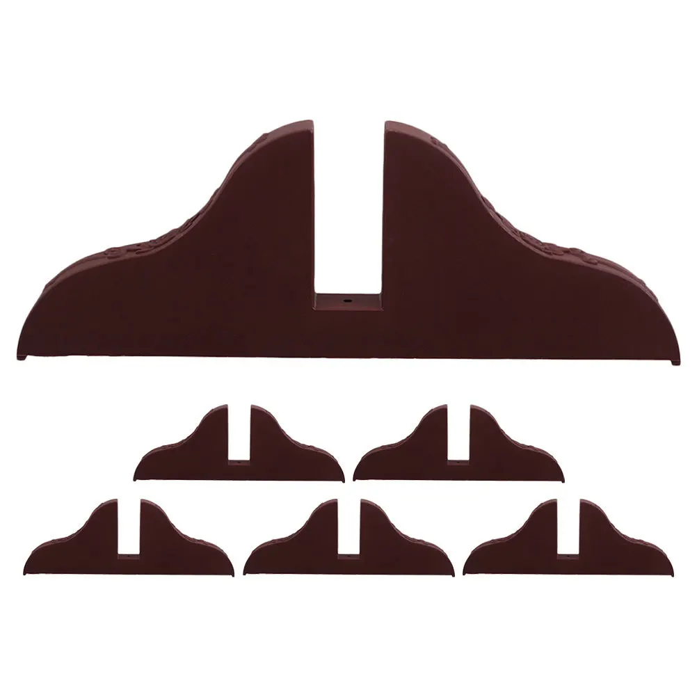 

6 pcs Folding Room Divider Stand Universal Privacy Screen Holder Sturdy Plastic Base For Home Office Hotel Decor Support