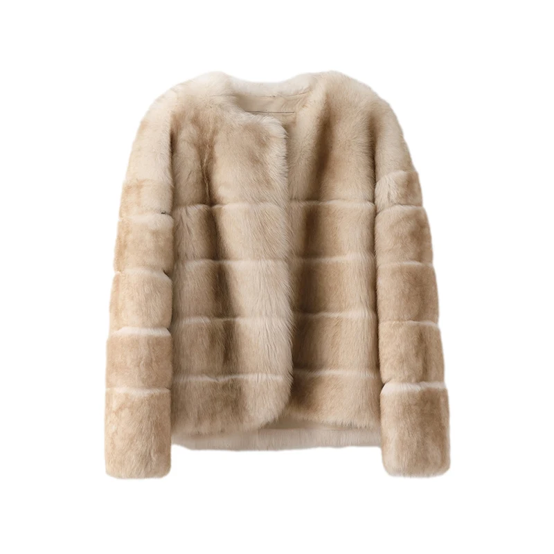 UMI MAO Casaco de emagrecimento reto toscano de couro duplo tingido para mulheres jaquetas novas versáteis de alta qualidade