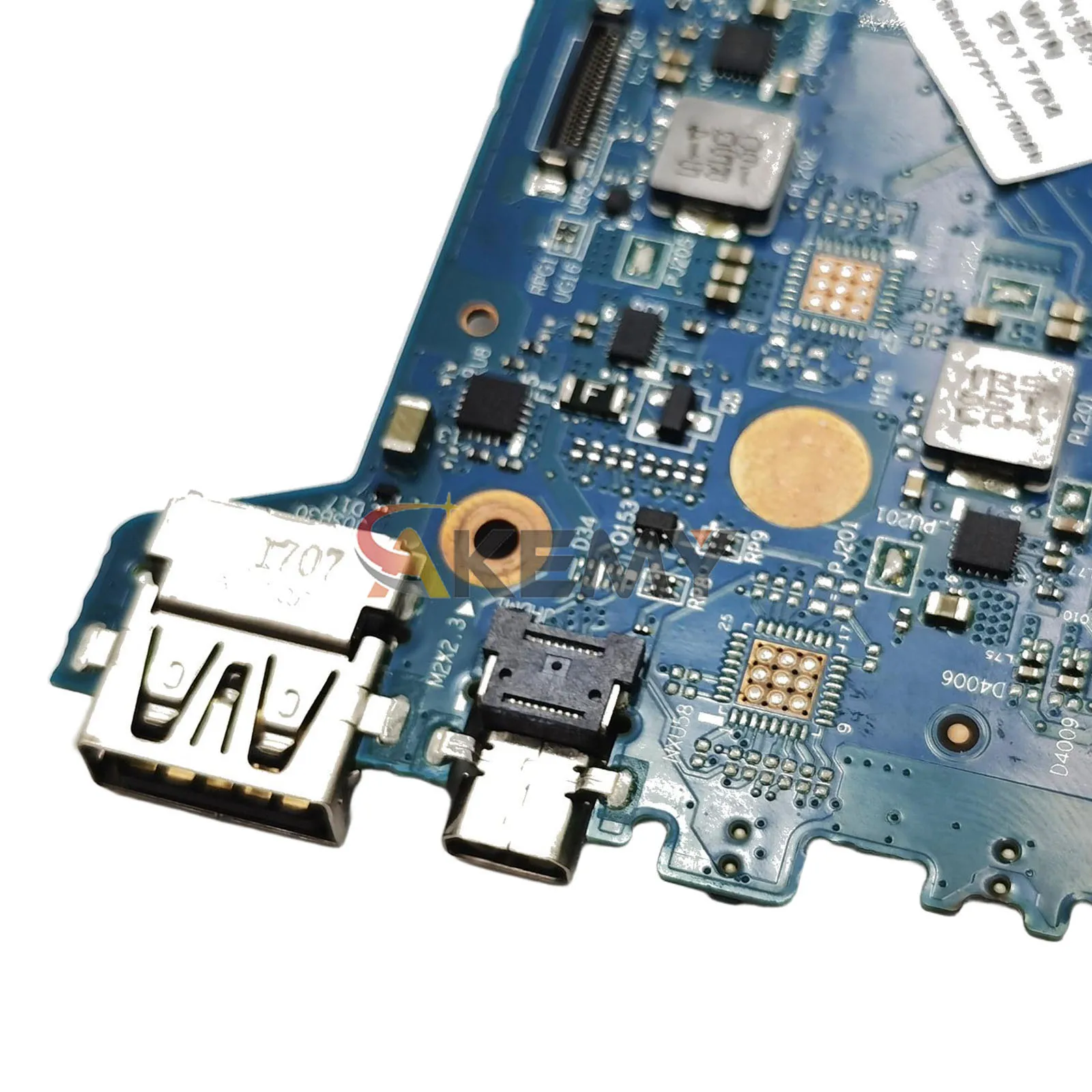 Scheda madre del computer portatile NM-B011 per Lenovo Yoga 710-11IKB con M3-7Y30 I5-7Y54 CPU 4 GB di RAM completamente testata al 100%