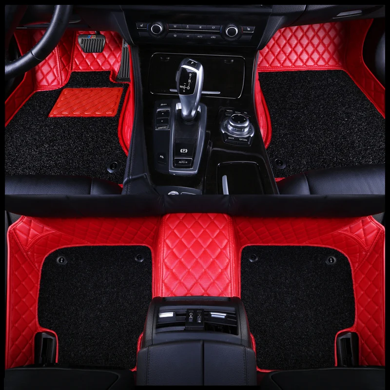 Custom Fit Car Floor Mats for Over 98% Cars Interior Accessories ECO Material Full Set 5 Seats ( Note Your Car Model Year Make)