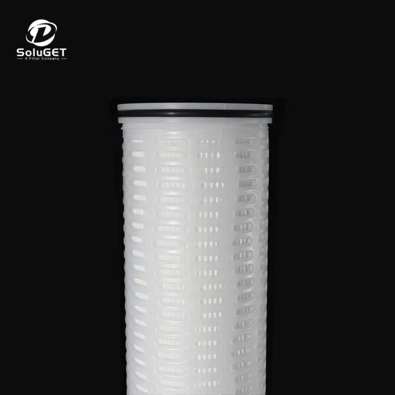 HF Series High Quality 40 Inch 1 Micron Industrial Pleated Pal Water Filter Elements For Industrial Water Treatment