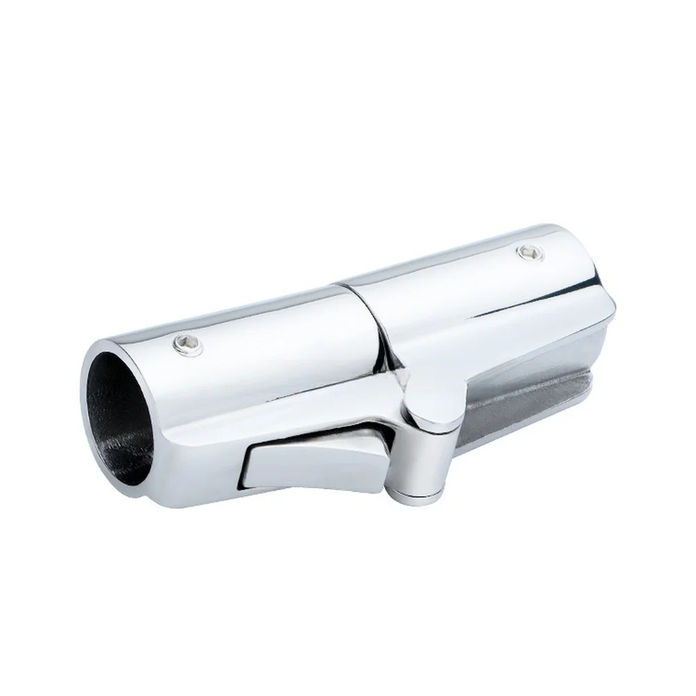 1pcs 316 Stainless Steel Swivel Pipe Connector Clip-on Type For Marine For Yacht Boat Applications With Snap-in Folding Buckle