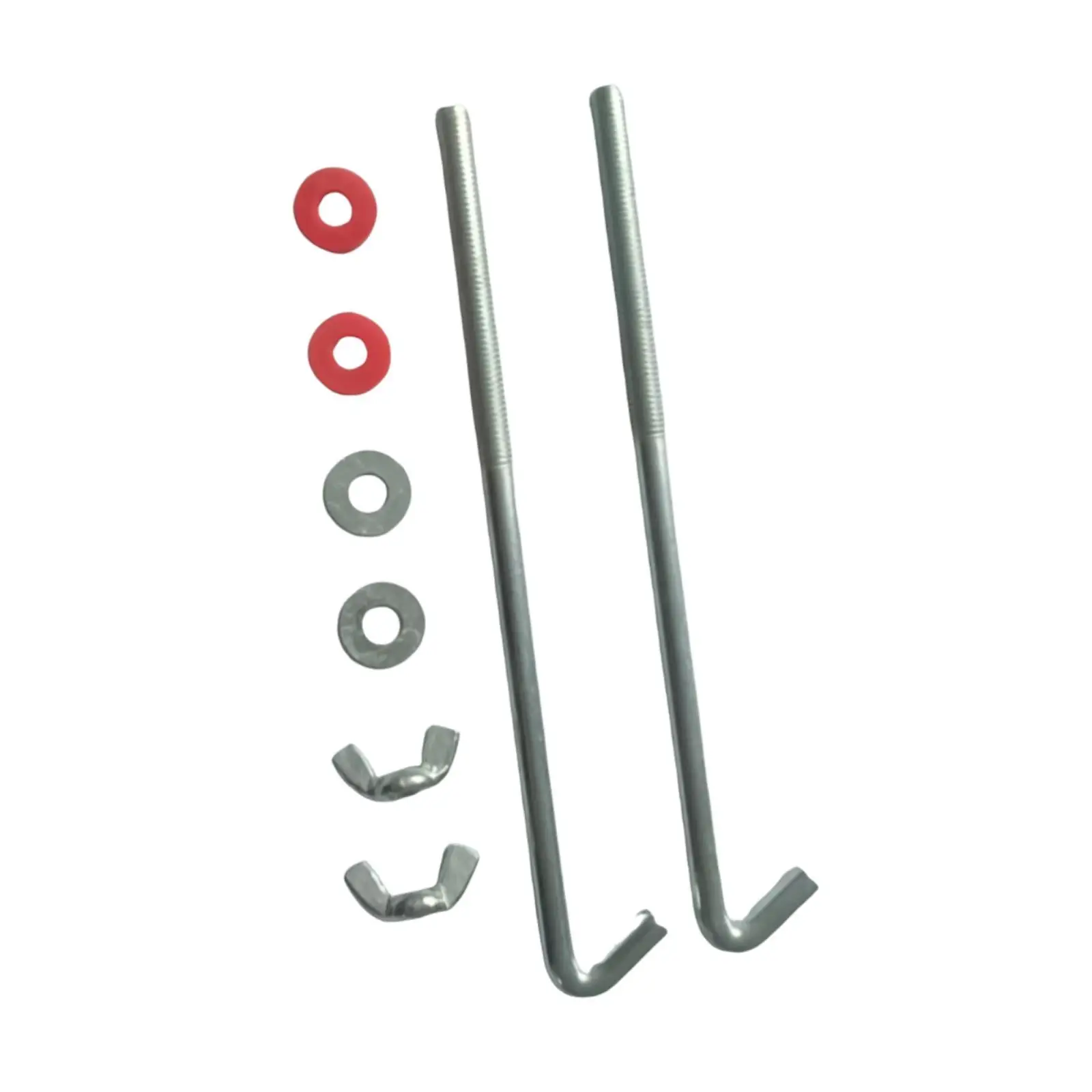 

Battery Hold Down Bracket Holder with J Bolt Galvanized Iron Replace Heavy Duty Easy to Install Universal for Suvs Truck