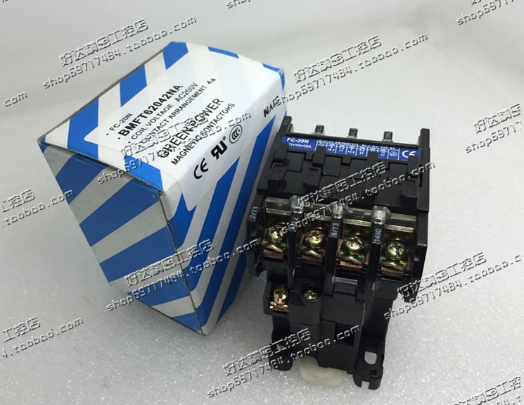 Original genuine contactor FC-20N 3P+1a 4a0b 110VAC 220V, brand new in stock