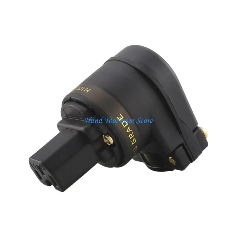 

H37F Professional Auditory Power Connector L Type Gold Plated Design Enhances Sound
