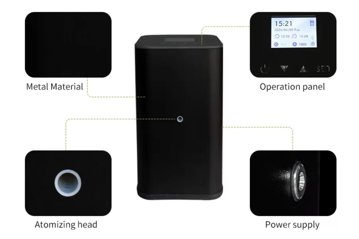 GB-800 Large Mist Spray WiFi Diffuser Humidifier HVAC Scent Air Nebulizer Machine 500ml 1 Year for Home Hotel Commercial Use view 5