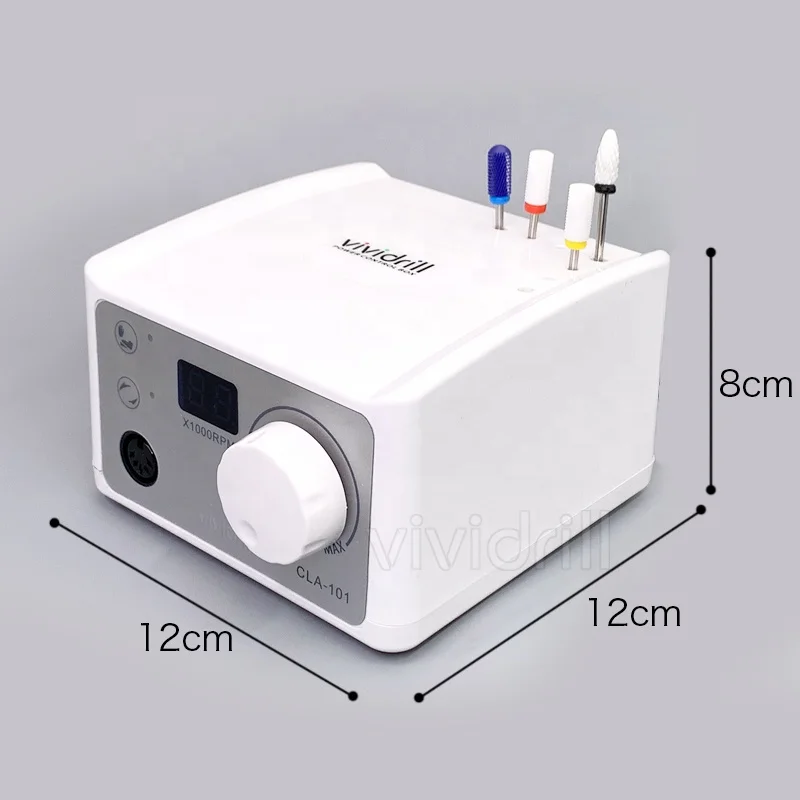 35000 Rpm Micr omotor High Speed LCD Display Electric Foot Callus Remover