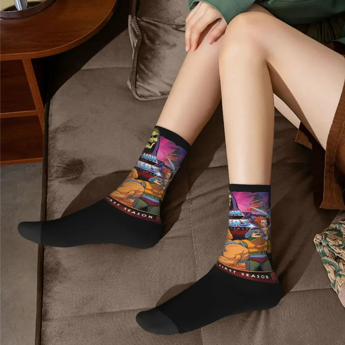 He-Man-Meister des Universums Socken Männer Frauen Mode Socke Hip Hop Frühling Sommer Herbst Winter atmungsaktive Basketball-Socken