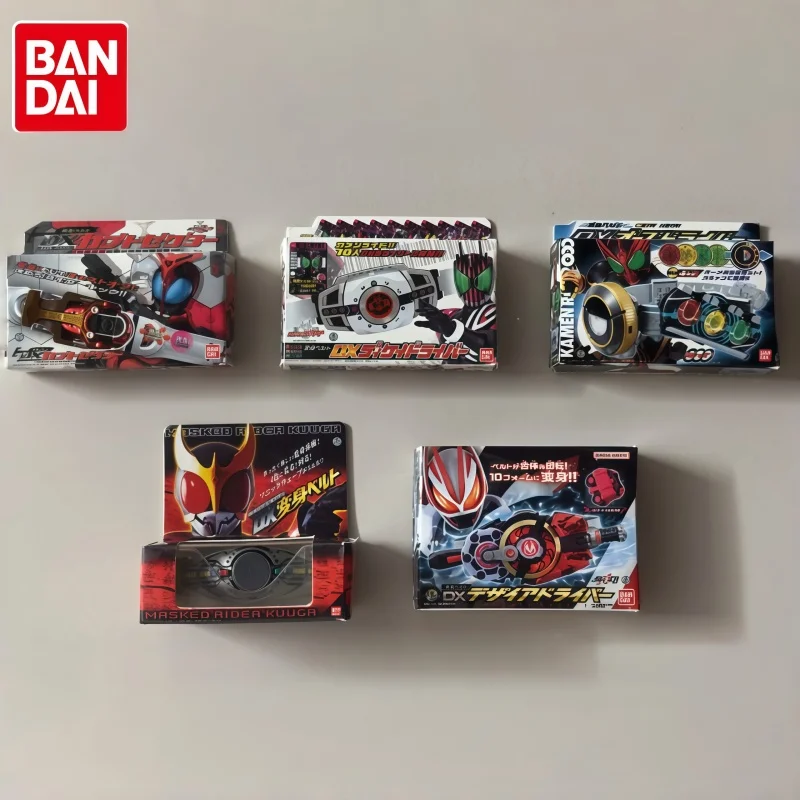 Cinto Miniatura Kamen Rider Kuuga Kabuto Geats Estilo Bandai Henshin Device DX Micro Cinto de Transformação Modelo Ornamentado Presente de Aniversário