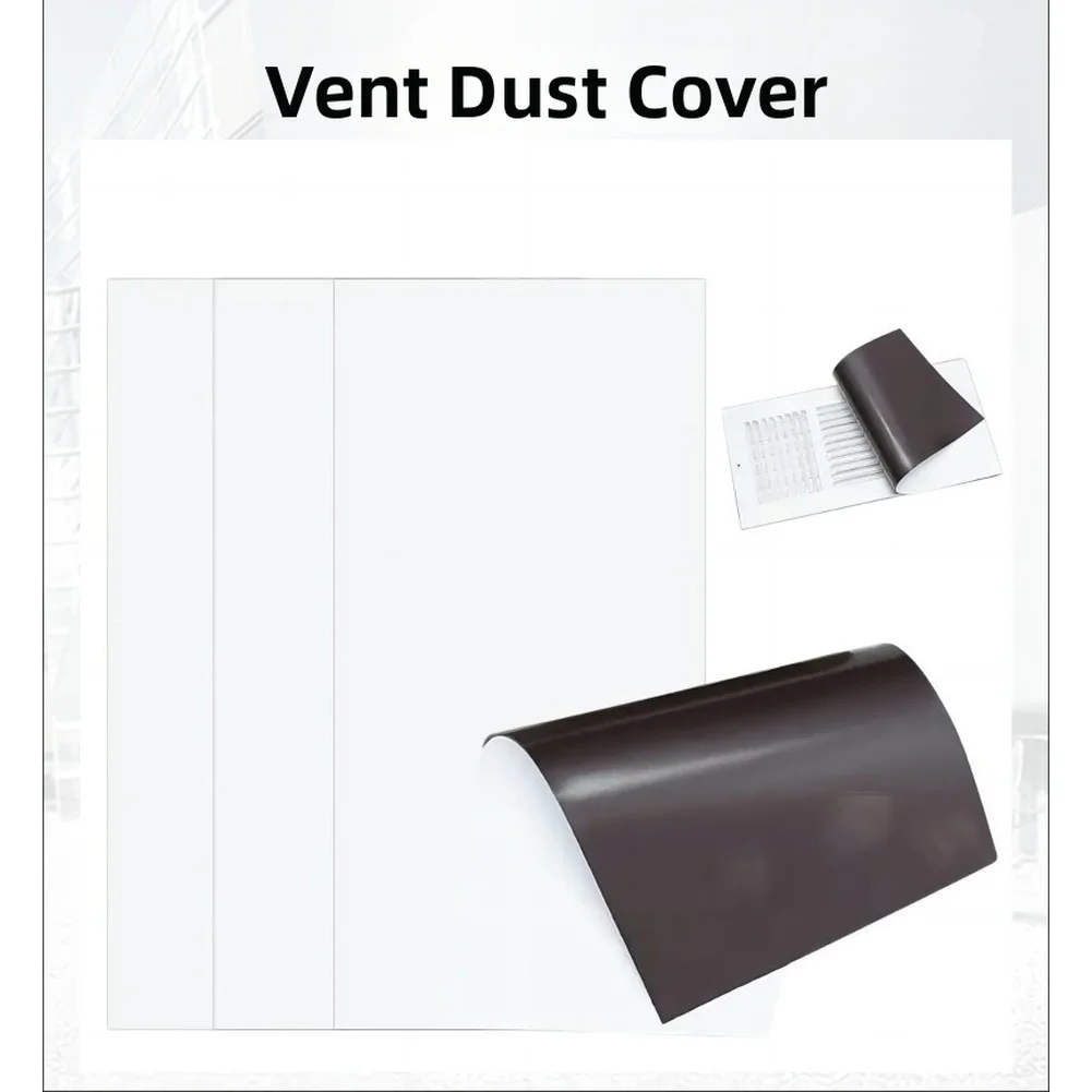 Magnetic PVC Grille Cover for Standard Air Vents Dust Resistant Ventilation Cover Floor Wall Ceiling Compatible view 5